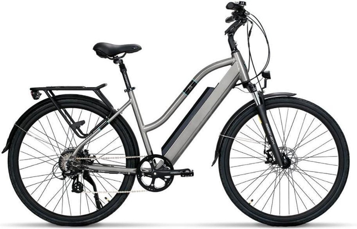 Qivelo FitoCT28 elektrische damesfiets - grijs