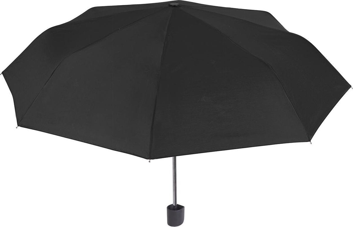 Perletti Mini-paraplu 96 Cm Polyester Zwart