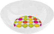 Zak!Designs Smiley All Over Ontbijtkom - Met lepel