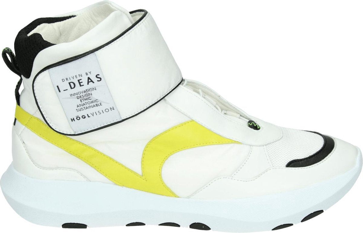 Hogl 100918 - Volwassenen Half-hoge schoenen - Kleur: Wit/beige - Maat: 40
