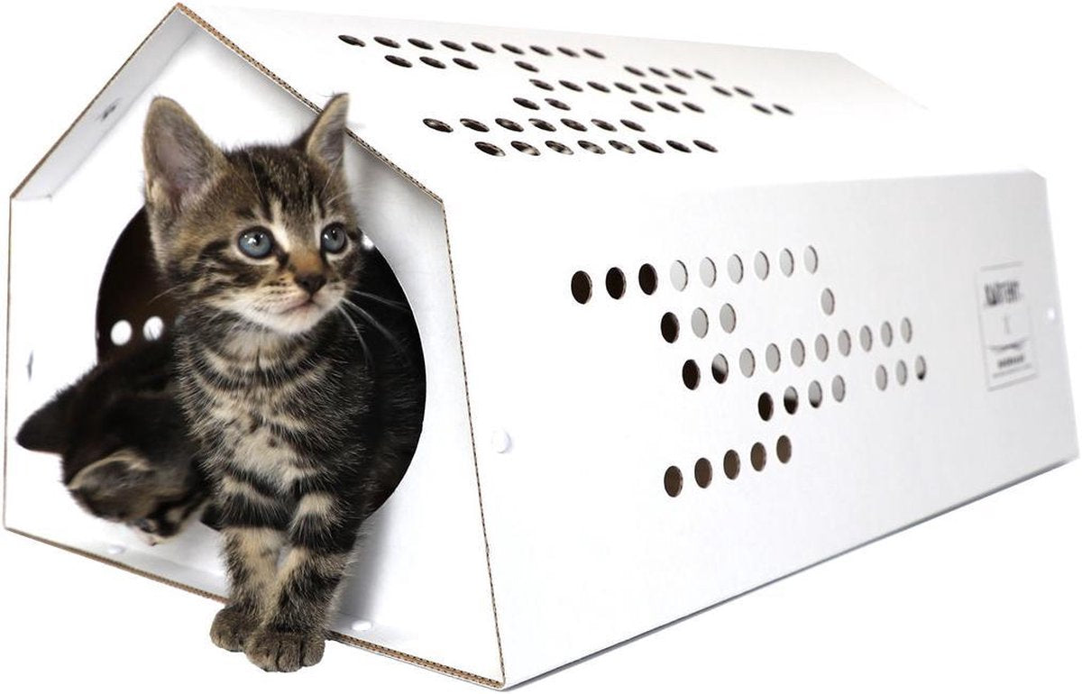KarTent - CatTent de tent voor katten - Duurzaam Karton