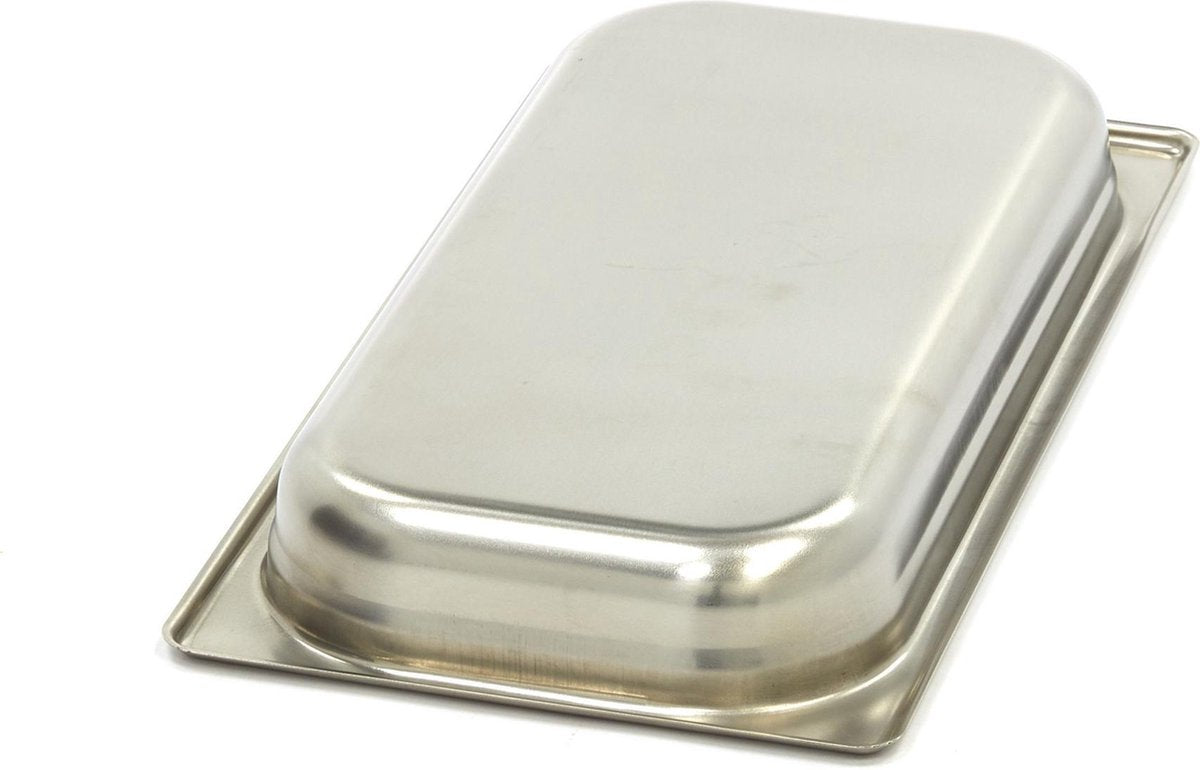 Gastronorm Bak 1/3GN - 40mm - 325x176mm - RVS - Glad - Ovenbestendig - Horeca GN Bak / Plaat - Maxima