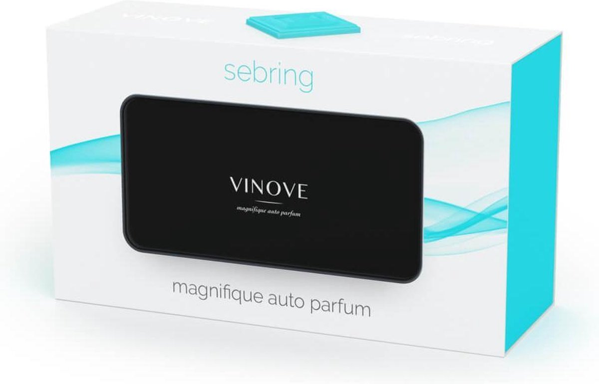 Vinove Autoparfum Men's Sebring - Auto Luchtverfrisser - Luchtrooster Bevestiging