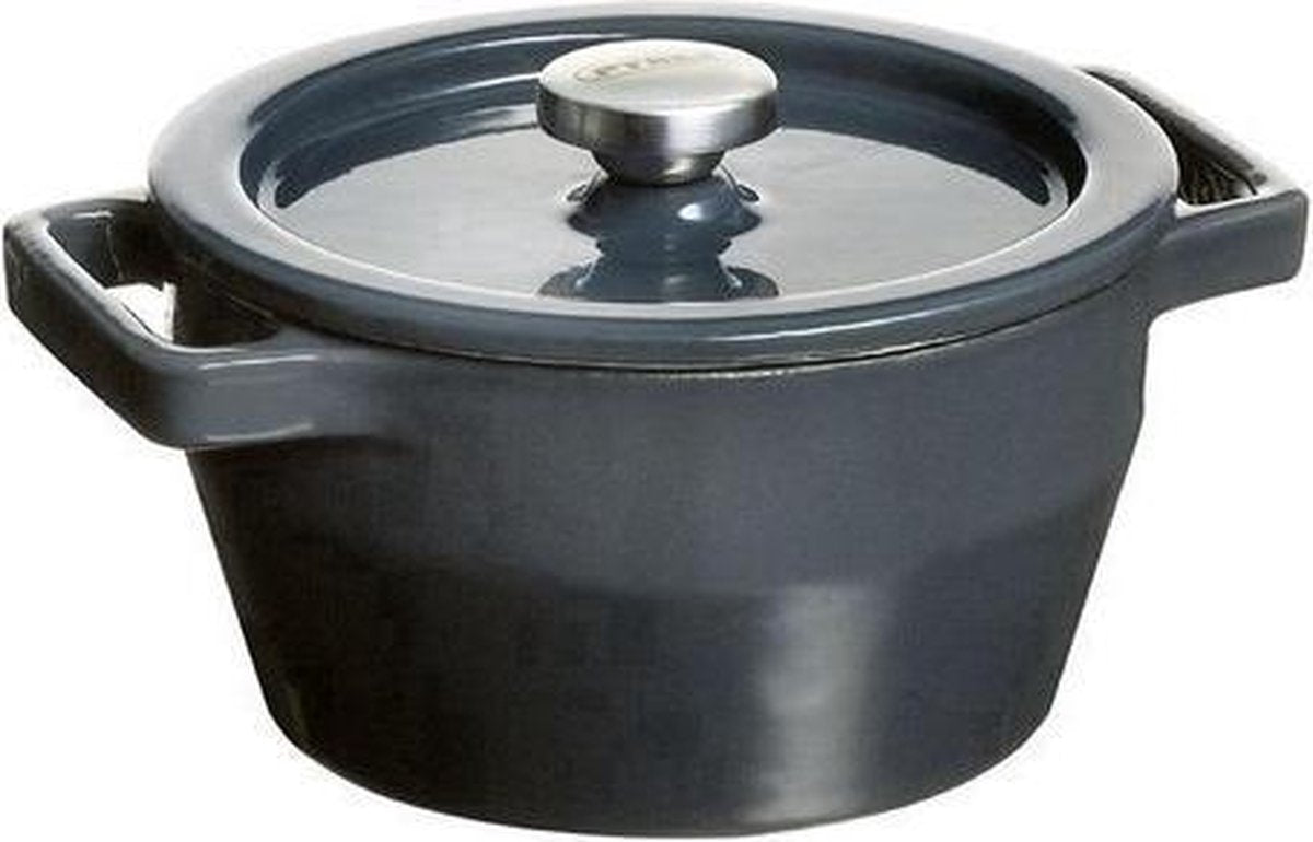 Pyrex  Slowcook Mini Braadpan - Gietijzer -  ? 10 cm - 0.25 l - Grijs