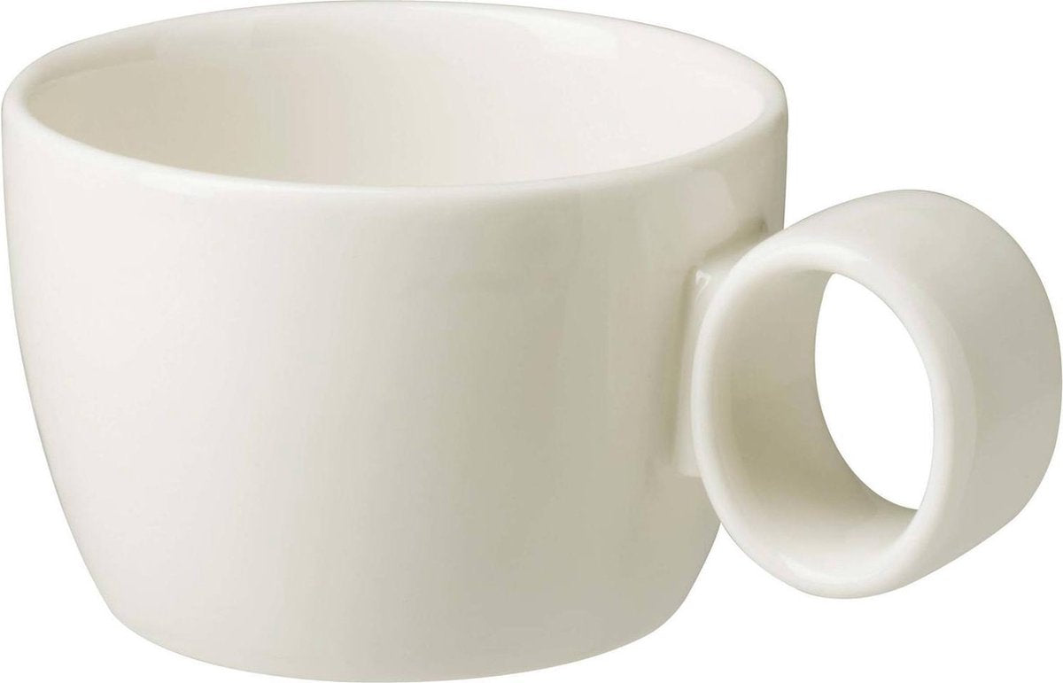 Maastricht Porselein Espressokop Lux 010 8 cl Offwhite 1 stuk(s)