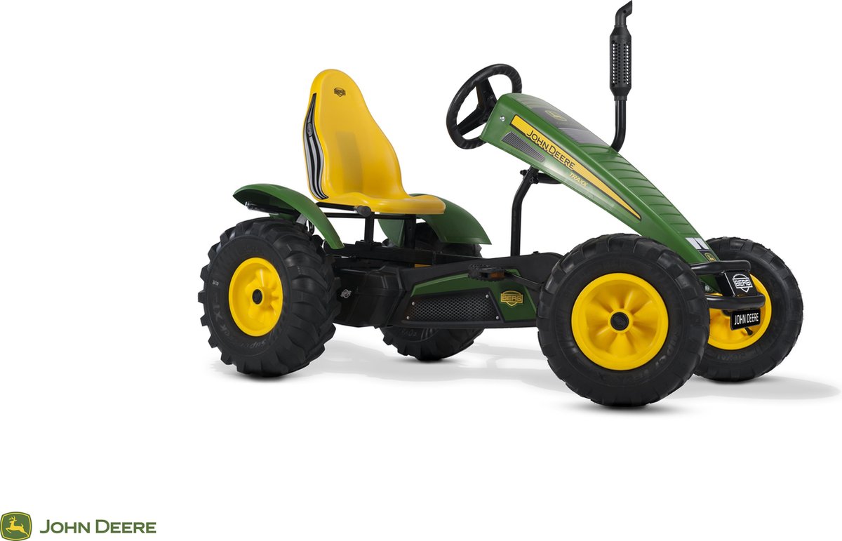 BERG Elektrische Skelter met XXL frame John Deere E-BFR-3 met drie versnellingen groen vanaf 6 jaar