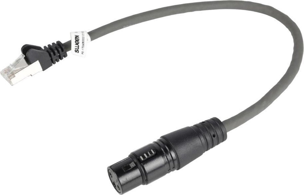 Sweex 3-pins XLR (v) - RJ45 (m) adapter - 0