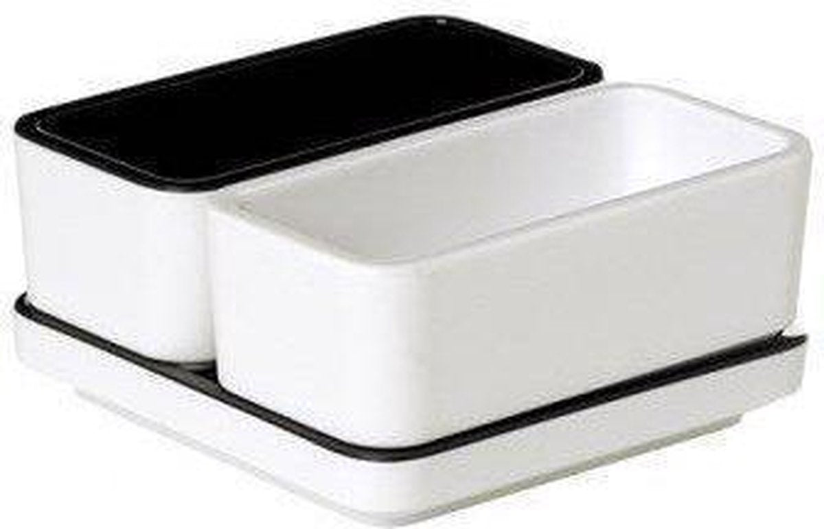 Pantone Peper en Zout - Op plateau - Anthracite 19-4007 - Zwart - Set van 2 stuks