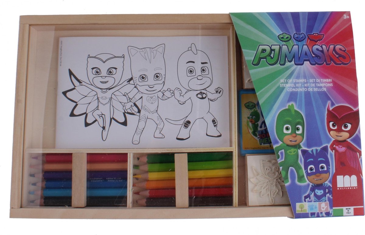 Multiprint Pj Masks Kleurset 19-delig