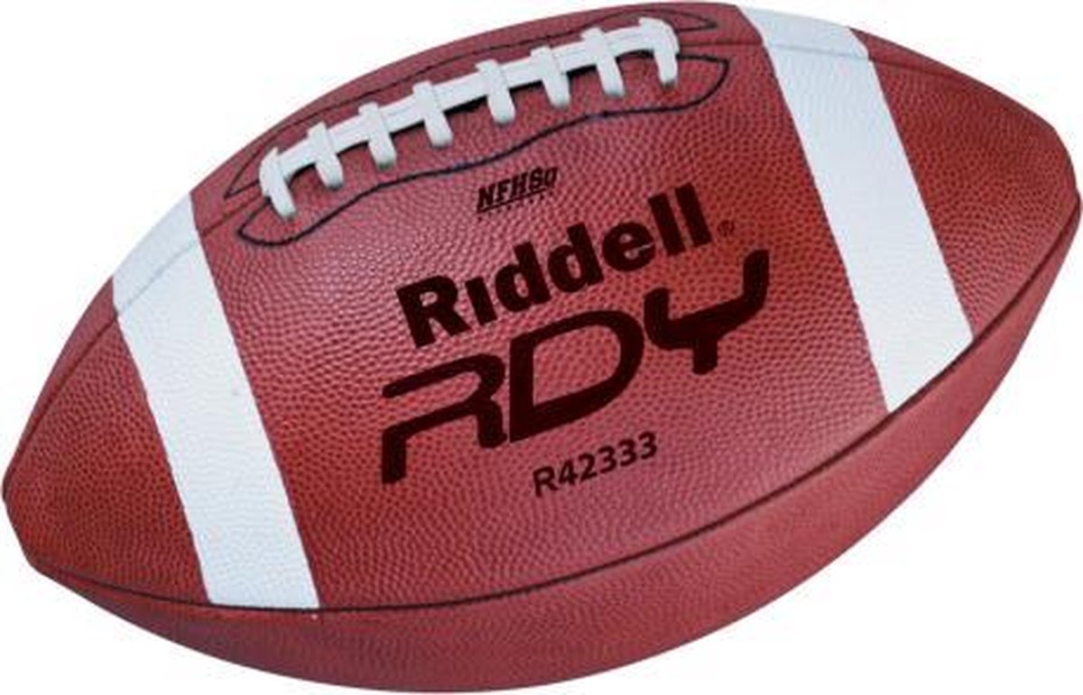 Riddell RDY Youth Football Leather | maat 12 - 14 jaar | wedstrijdbal
