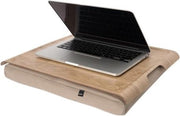 Bosign Laptray/schoottafel Nature en Camel houten bovenblad - 46 x 38 x 6