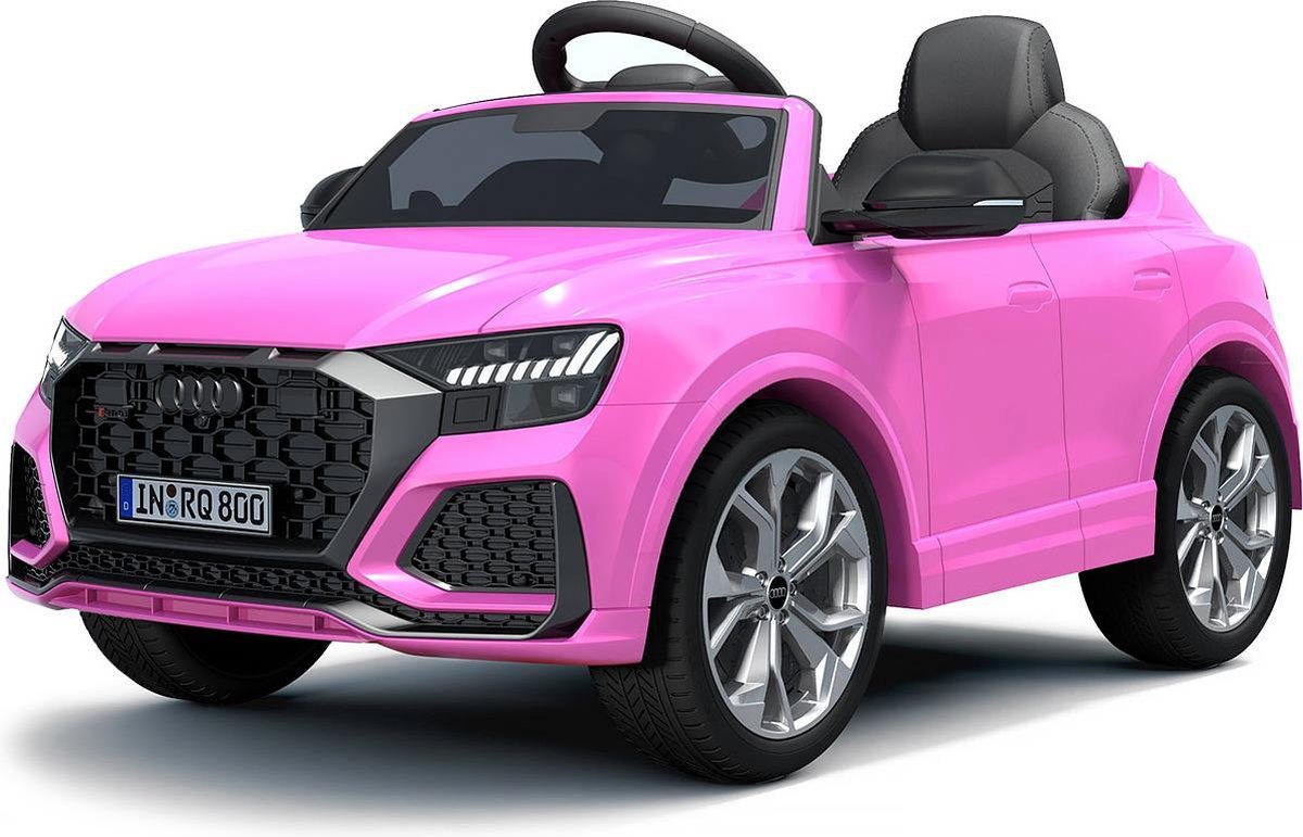 Elektrische auto Audi RS Q8 roze