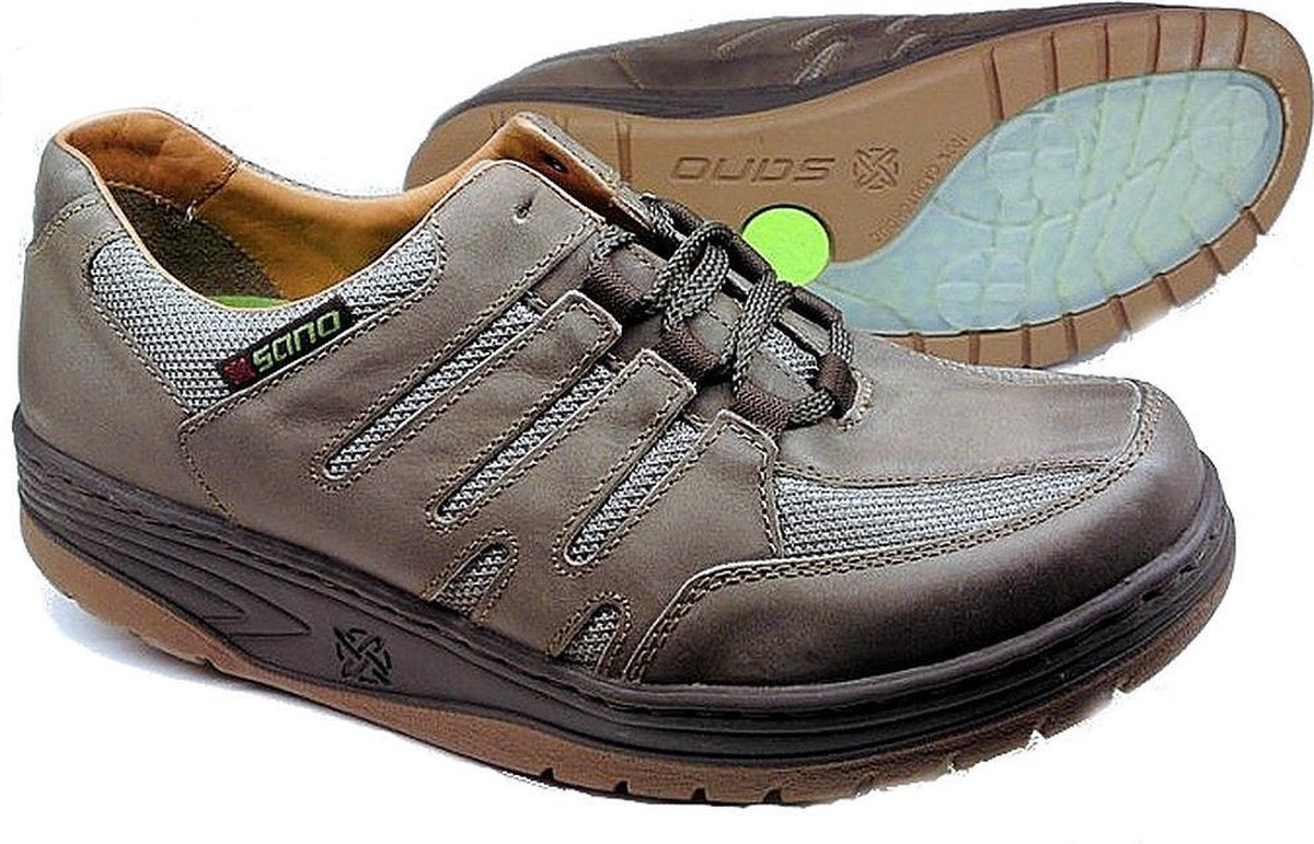 Sano by Mephisto RAPTOR Heren Loopschoen - Taupe Grijs - 45