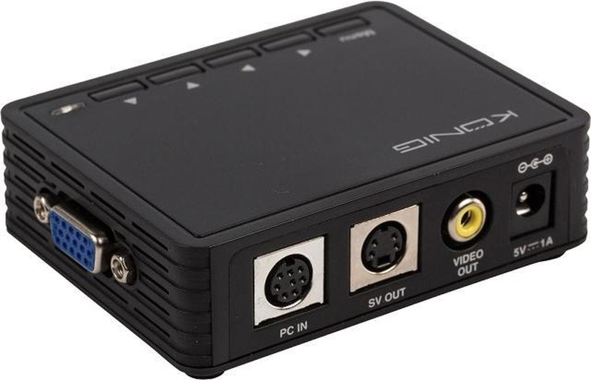 Konig VGA naar RCA en S-VHS converter