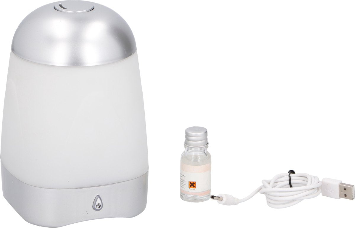 Grundig Aroma Diffuser - RGB - Incl. 10ml olie - 11x11x18 cm