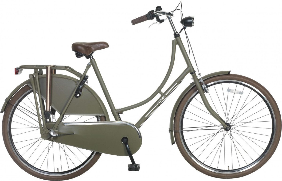 Popal Omafiets 3 Versnellingen 28 inch - Army Green