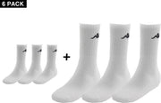 Kappa Multipack - 6 paar sportsokken hoog - Witte Sokken - maat  39 - 42