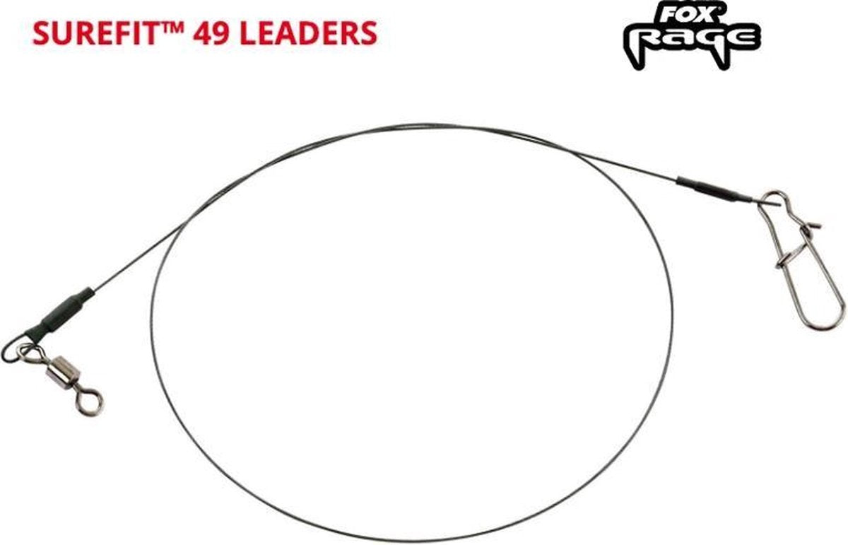 Fox Rage Sure Fit 49 leader - 30 cm - 9 kg
