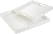 Dulaire Groot Wit Dienblad 2 st. 50x50