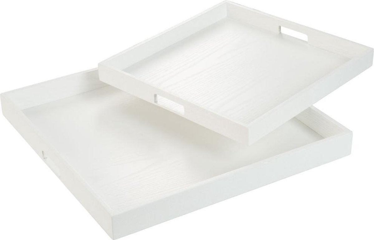 Dulaire Groot Wit Dienblad 2 st. 50x50