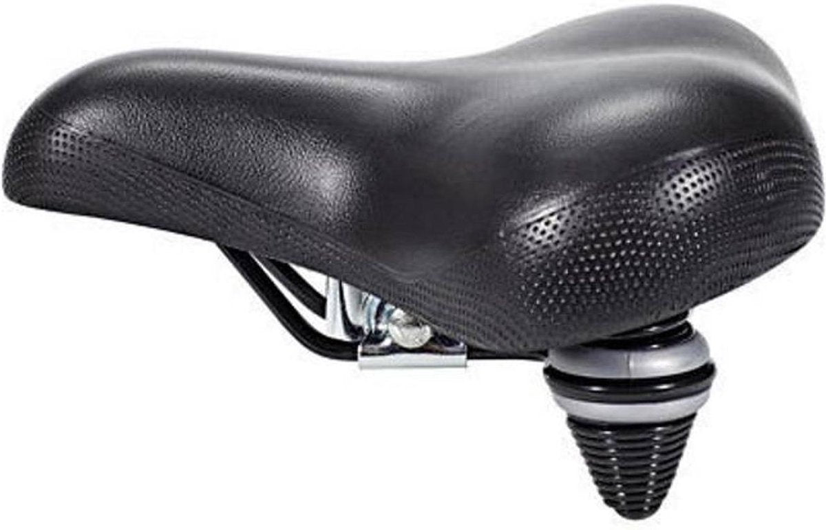 Selle Fietszadel Geveerd Classic Unisex - Zwart 2021 model