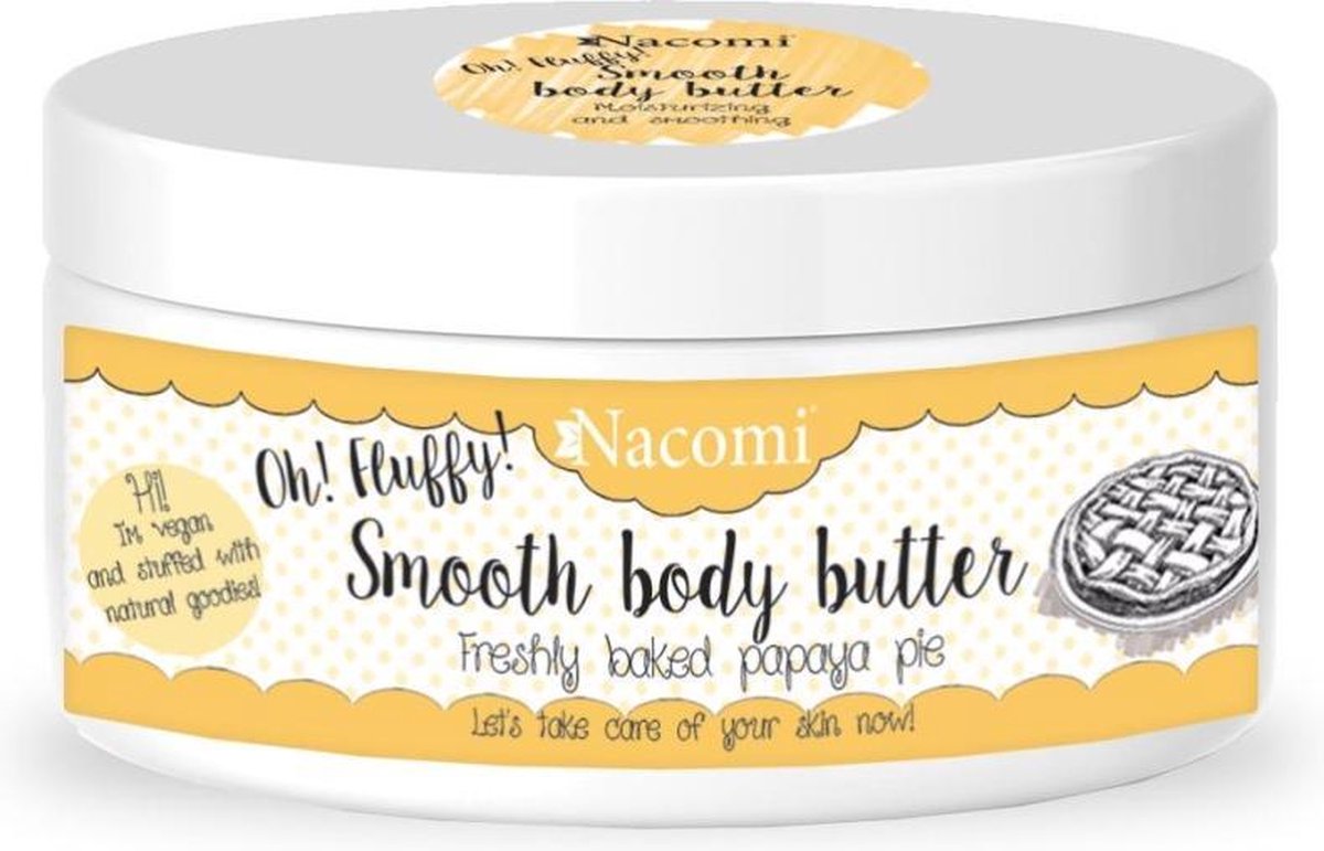Nacomi Smooth Body Butter - Freshly-baked Papaya Pie 100ml.