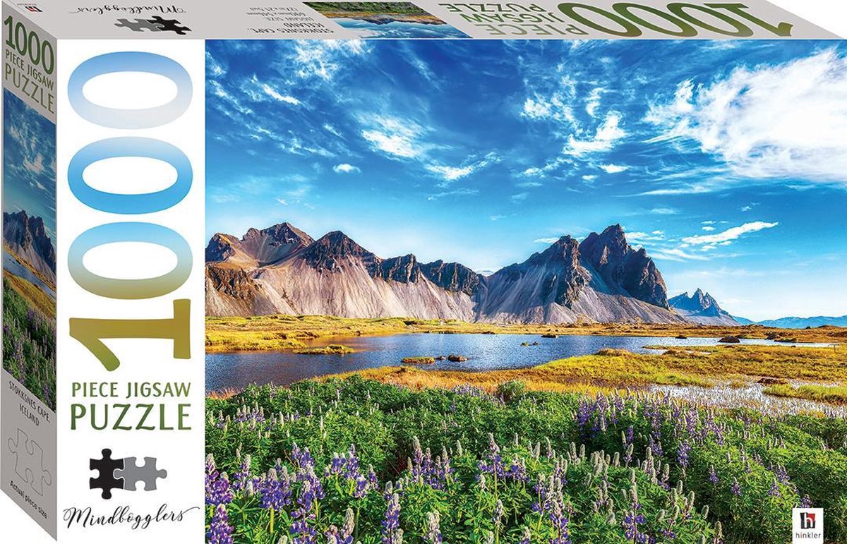 Jigsaw puzzel 1000 stukjes - legpuzzel Stokksnes Cap - Iceland