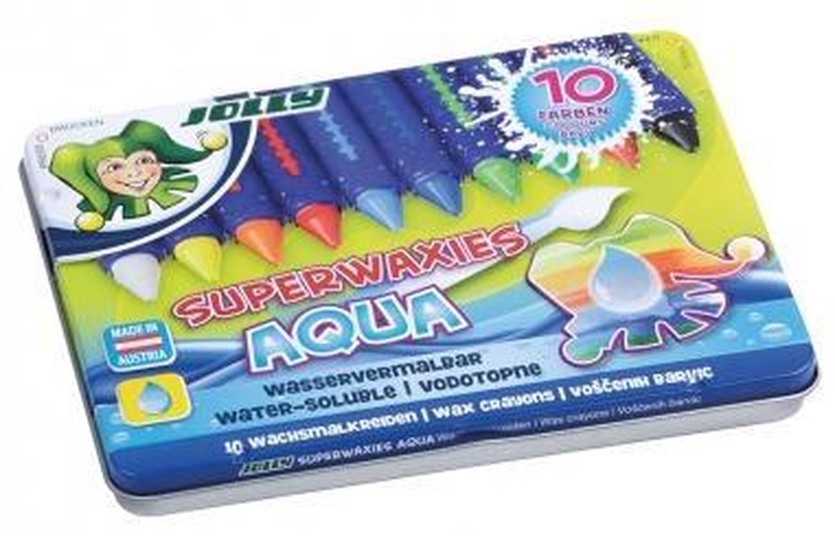 Jolly Superwaxies Aqua 10 stuks