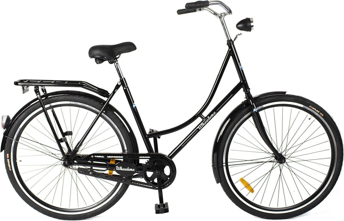 Wheelerz omafiets classic eco 26 inch zwart | unisex