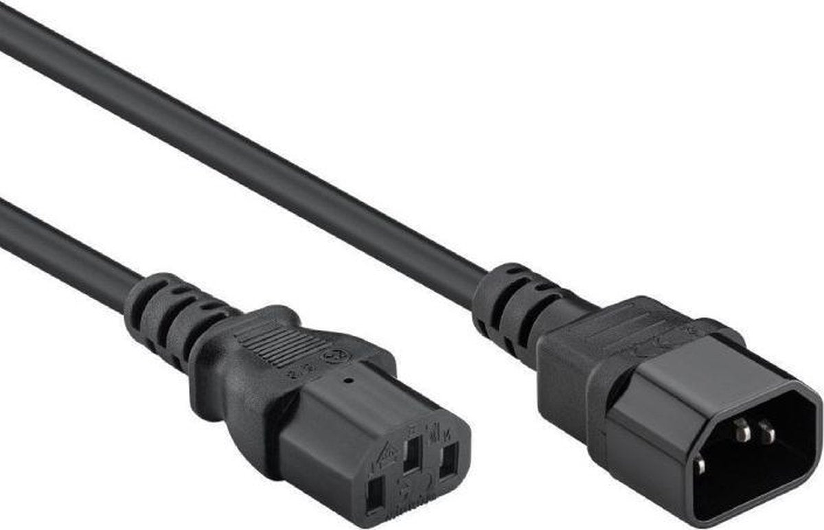 Goobay 39202 electriciteitssnoer Zwart 3