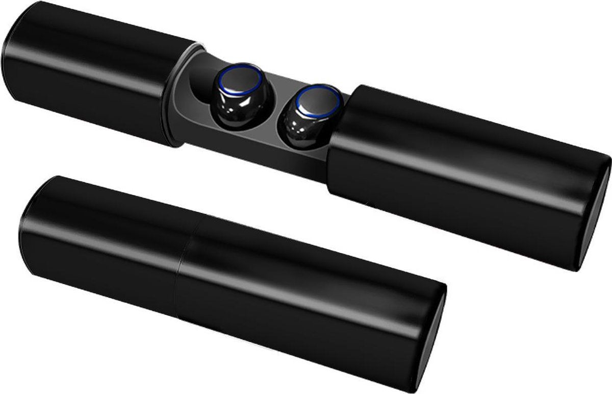 QY Bluetooth in-ear TWS - Volledig Draadloze Oordopjes Met Oplaadcase - Zwart