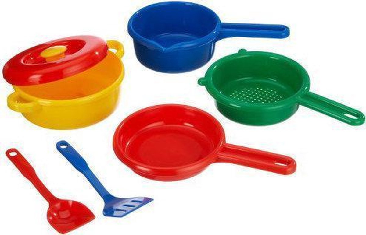 Dantoy pannenset in 4 kleuren