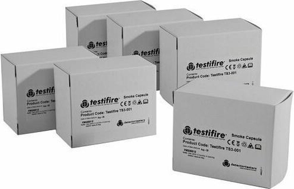 TESTIFIRE - TS3-001 - 6 stuks - BHV - EHBO