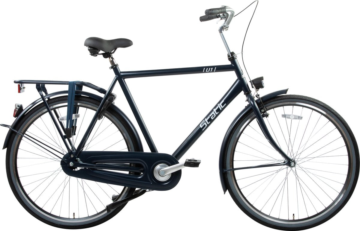 Static Urban 28 inch 57/61 cm Herenfiets  Jeans Blauw