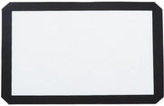 KELERINO. Siliconen Bakmat 40x30 cm - Herbruikbaar - Anti-slip - Vaatwasserbestendig - Ovenmat - Deegmat - Zwart