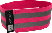 JGR Safety gear Veiligheids armbanden| Reflecterende armband | Sport armbanden | Wielrennen / Hardlopen veiligheidsband |armbanden armband hardloop wielren sport fiets hardloop zichtbaarheid - Roze