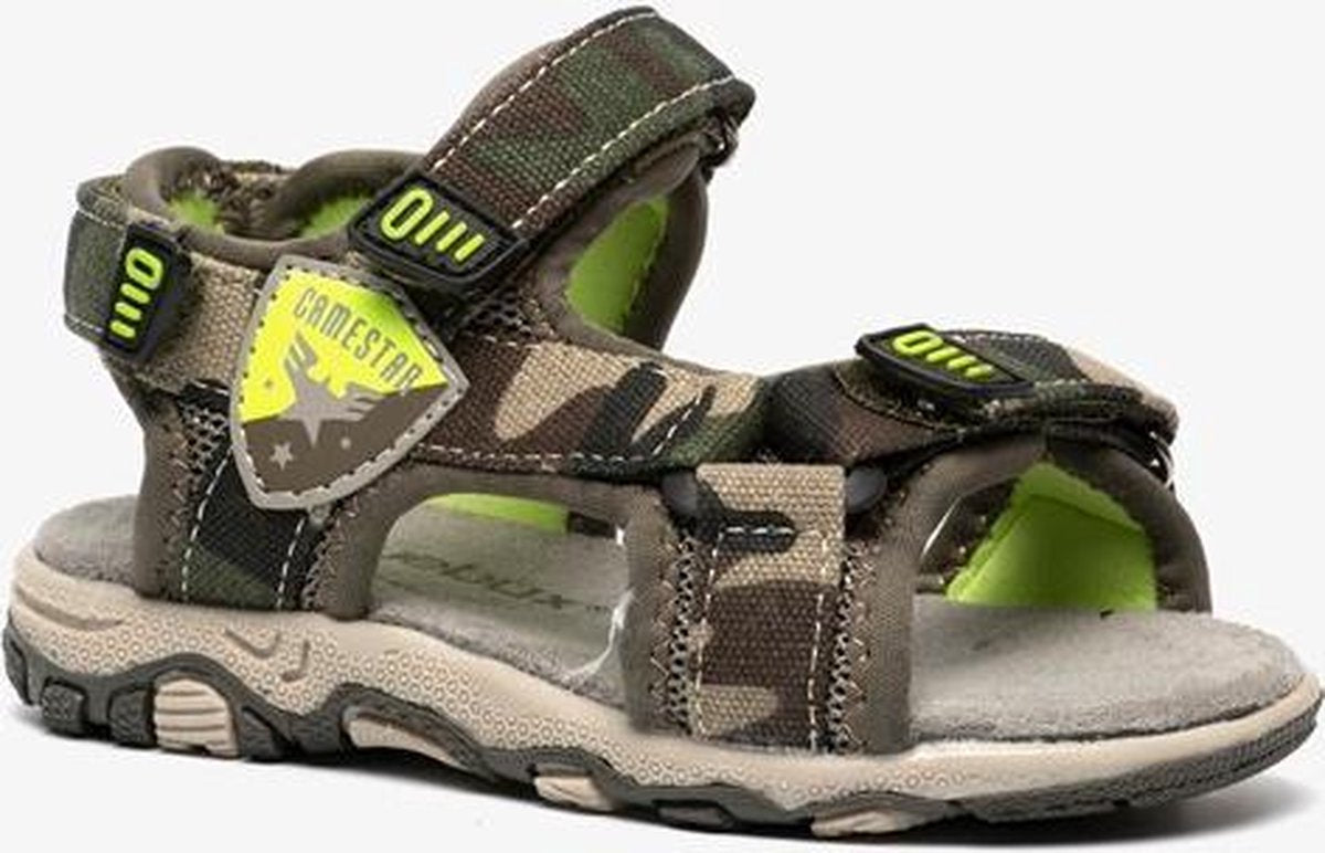 Blue Box jongens sandalen met camouflage print - Groen - Maat 24