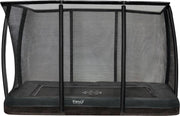 Etan Premium Gold Trampoline Inground met net deluxe - 310 x 232 cm / 1075 ft - incl. Deluxe Veiligheidsnet - UV-bestendig Randkussen - Grijs - Rechthoekig