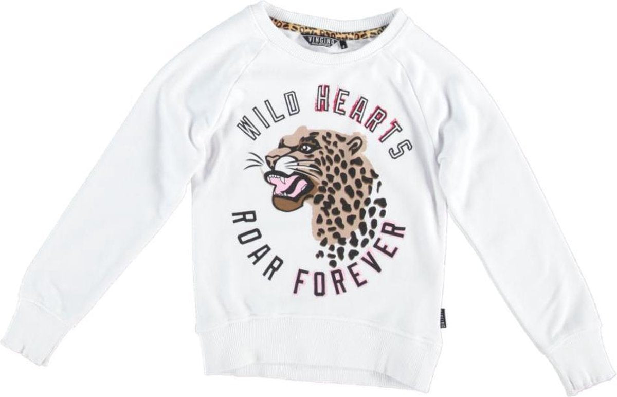 Vingino witte sweater - meisje - Maat 98