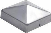 Paalornament RVS Piramide 91x91mm (1 stuk)