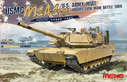 Meng - 1/35 USMC M1A1 AIM / US-Army M1A1 Abrams TUSK