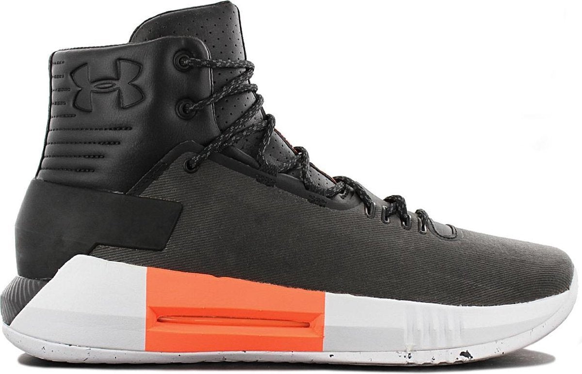 UA Under Armour Drive 4 Premium 1302941-001 Heren Basketbalschoenen Sportschoenen Sneaker Zwart - Maat EU 41 US 8