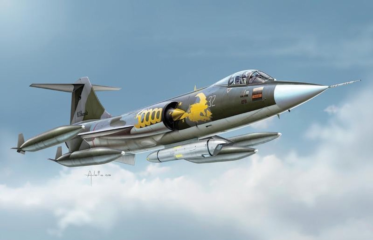 Italeri - F104 G Starfighter 1:72 (Ita1296s)