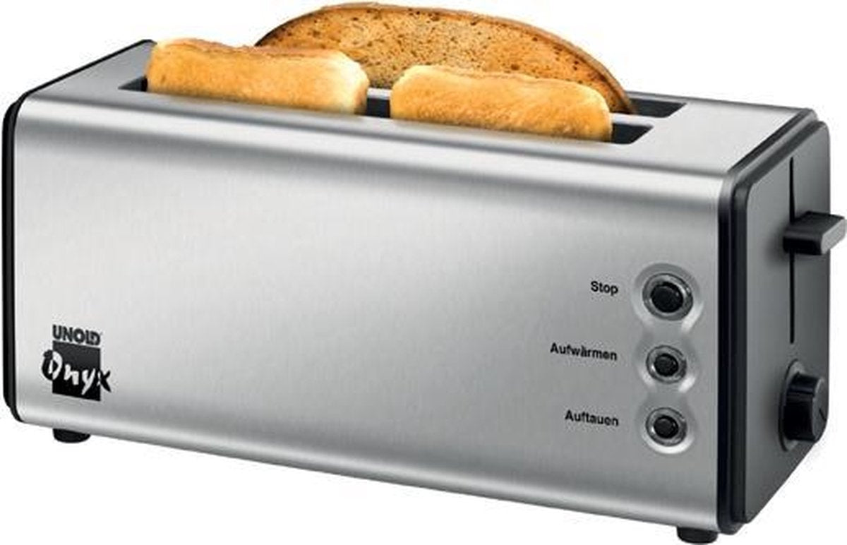 Unold 38915 Broodrooster met dubbele lange sleuf Kabelgebonden RVS