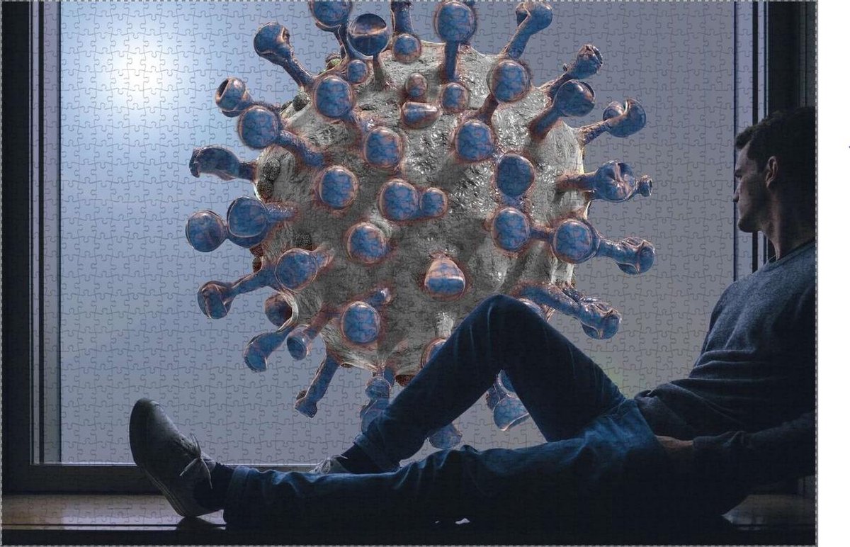 Moeilijke Quarantaine Puzzel - Coronavirus - Legpuzzel 1500 Stukjes