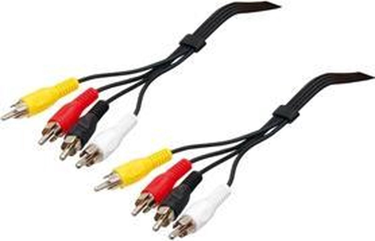 OKS Composiet 4x RCA audio video kabel - 2