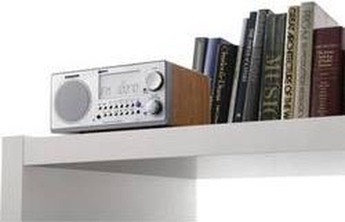 Sangean WR2 - Tafel radio - Bruin/Zilver