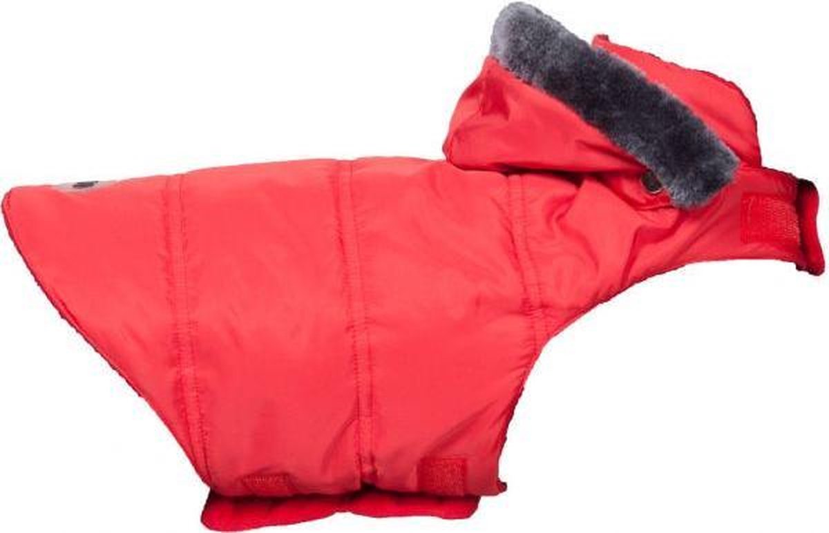 Dog coat trendy red 50cm