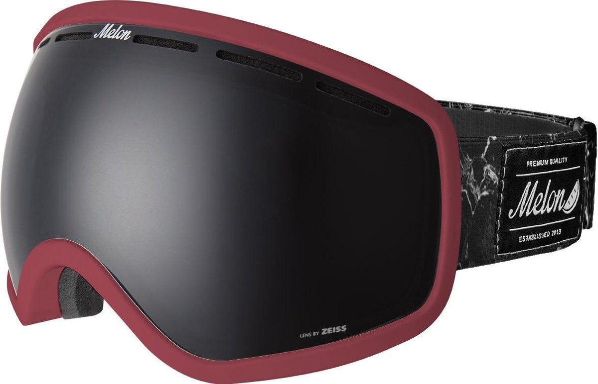 Melon Chief goggle burgundy / marble / dark smoke