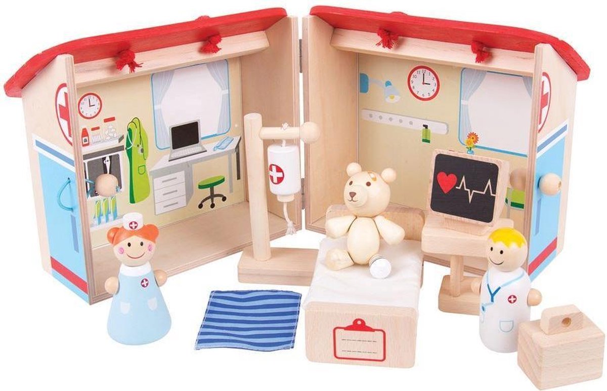 Bigjigs Hospital Mini Playset